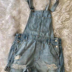Denim overalls